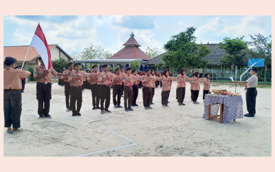 SMAN 1 Grabagan Gelar Pelantikan Penegak Bantara Gudep 20.053-20.054 Masa Bakti 2023/2024